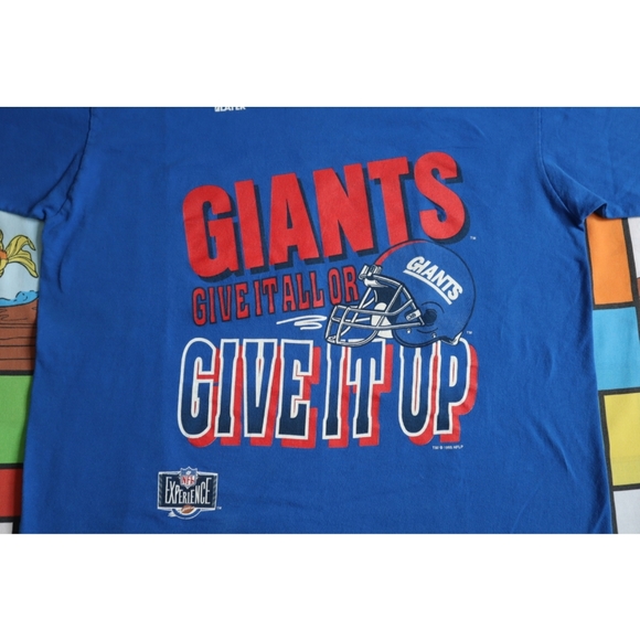 Vintage 1995 New York Giants Pro Player NFL Experience Extra Large Single Stitch - Picture 2 of 5